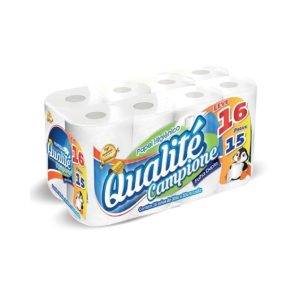 PAPEL HIG. FOLHA DUPLA 30MT 16X4  64 ROLOS  QUALITE